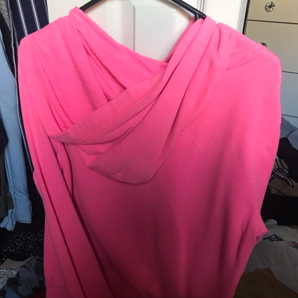 Pink hoodie